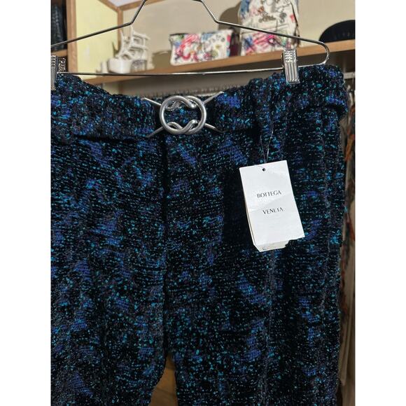 Bottega Veneta $2,500 Chenille boucle heavyweight runway pants